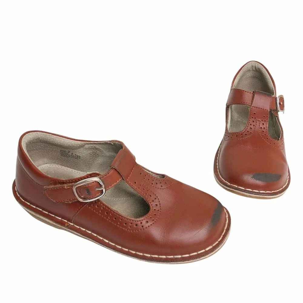 L'AMOUR Frances T-Strap Perforated Mary Jane Shoe - Picture 2 of 16